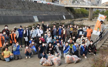 川に学ぼうかいin浦上川　(大橋地区)