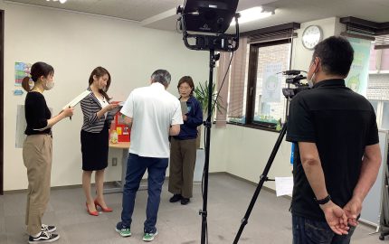 令和5年度　「週刊あじさい」TV収録（NIB）12/6