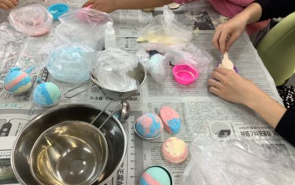 令和5年度　冬の講座　サステナひろば「体も心もポカポカに　手作り『炭酸入浴剤』」(12/27)
