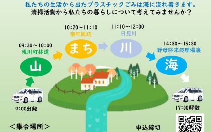 山・まち・川・海プラスチックごみ回収大作戦2023 (2/18)