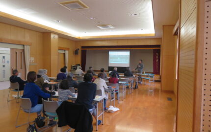 出前講座「照明をＬＥＤに！わたしからできるゼロカーボン」桜馬場地区