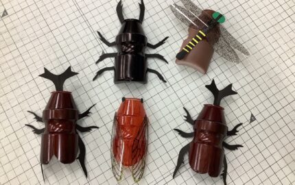 令和6年度　夏休み企画　サステなひろば「乳酸菌飲料容器で夏の昆虫！？」(8/21）