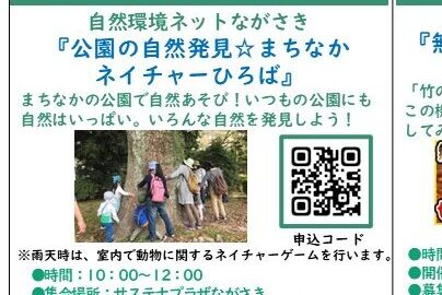 エコライフ・チャレンジ「公園の自然発見☆まちなかﾈｲﾁｬｰひろば」